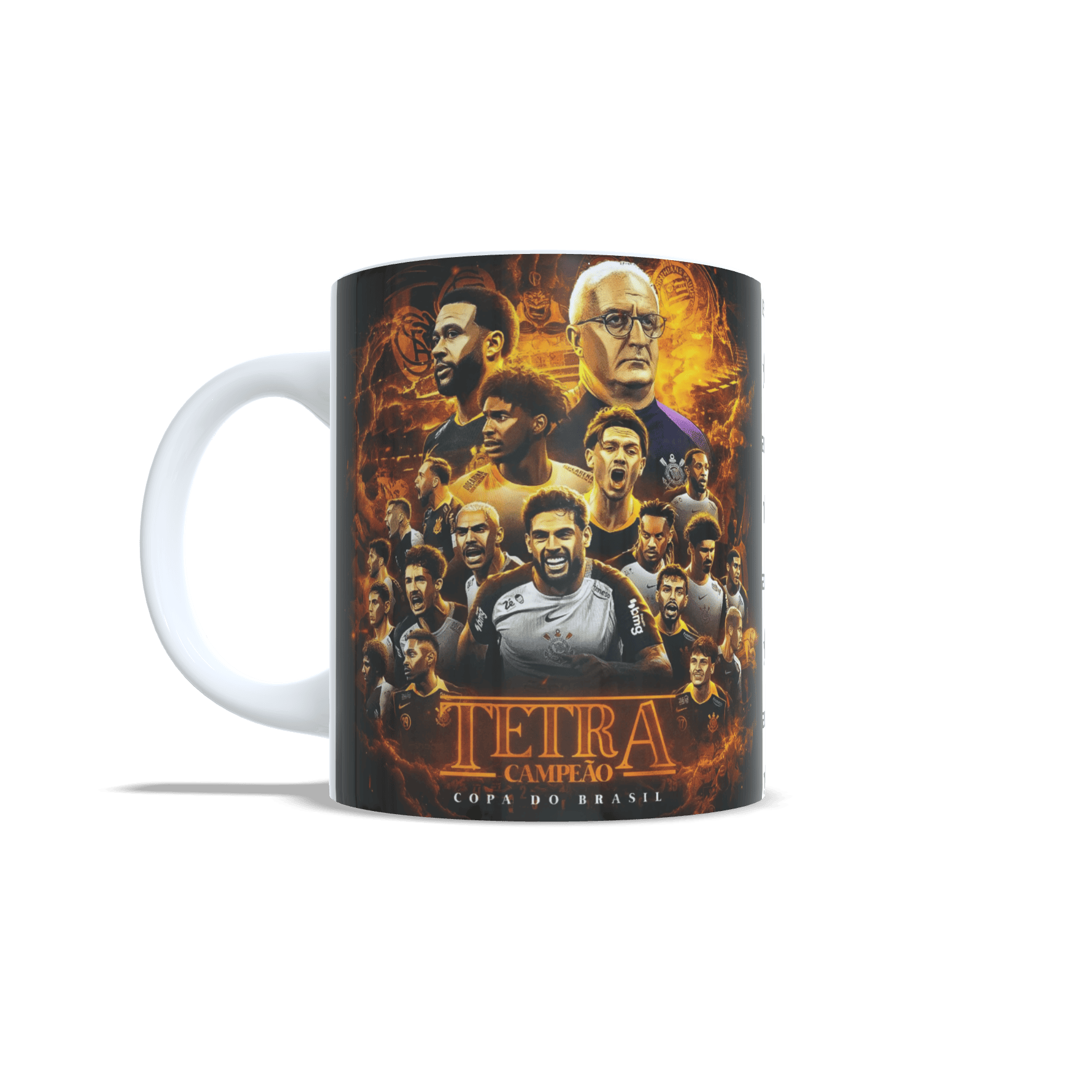 Caneca de Porcelana CORINTHIANS CAMPEÃO COPA DO BRASIL 2025